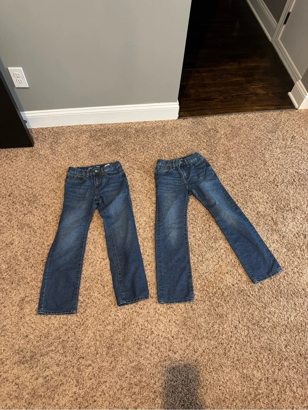 Old Navy Men's Dark Blue Straight Jeans